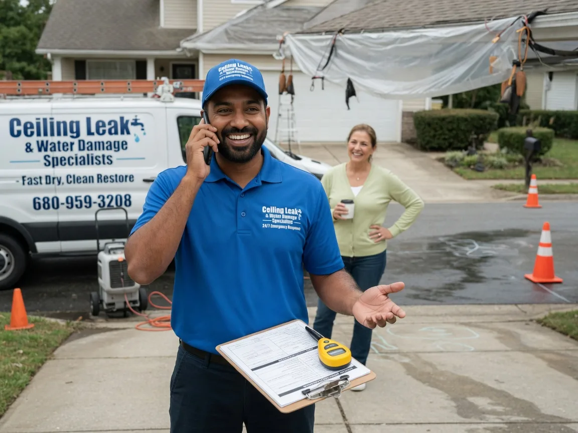 Ceiling Leak Cleanup Cordova, NM FAQs